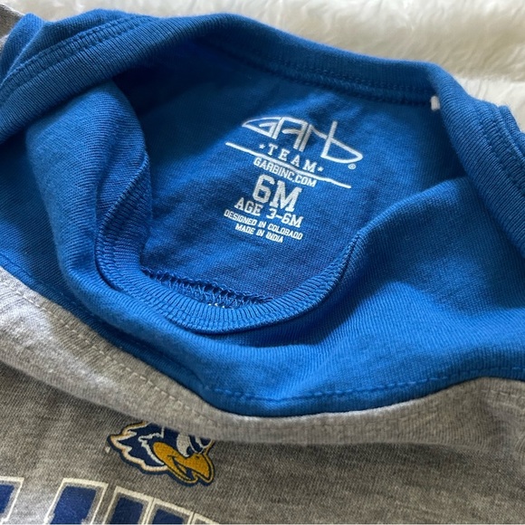 (2) University of Delaware Blue Hens Infant Short-Sleeve Bodysuits- Size 3-6M - Picture 5 of 5
